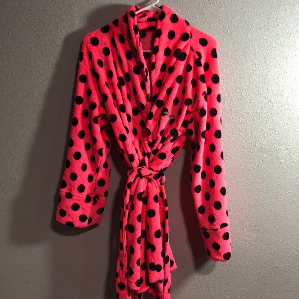 Pink brand robe